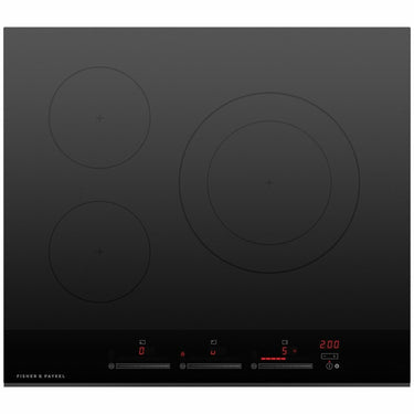 Factory second Fisher&Paykel CI603DTB4 60 cm Series 7/Minimal 3-Zone Induction Cooktop – Black Glass
